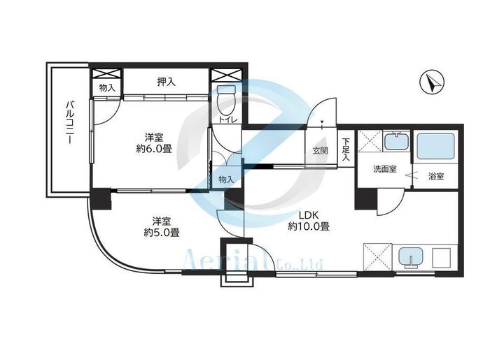 東京都江戸川区松江7(マンション)の賃貸物件の間取り