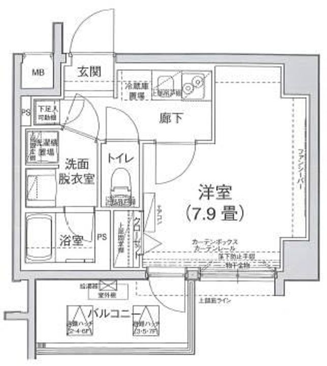 アイルルシェール錦糸町の間取り