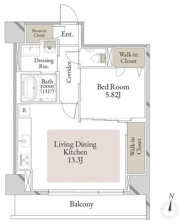 スカイテラス南大塚の間取り