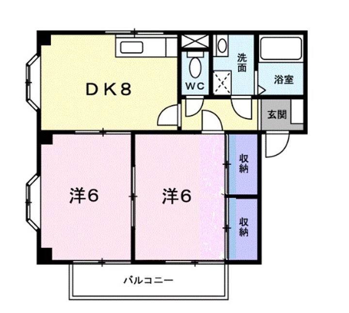 ヴィラマリンの間取り