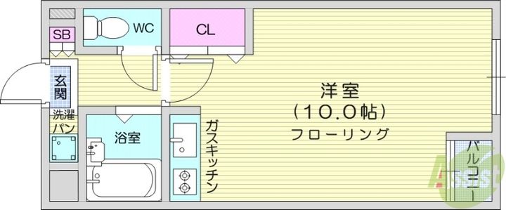 ブランドール河原町プラザの間取り