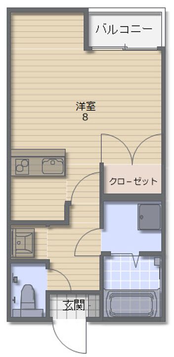 メゾンアヴィニールIIの間取り