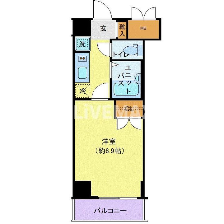 東京都杉並区阿佐谷北6(マンション)の賃貸物件の間取り