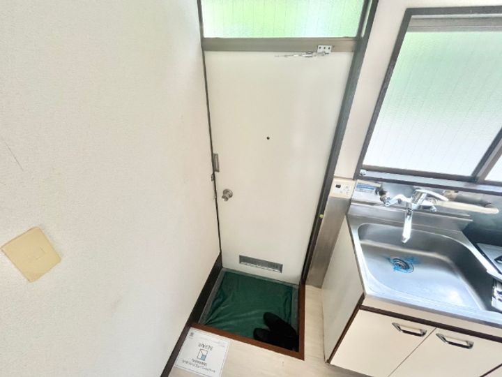 コーポ阿川の玄関
