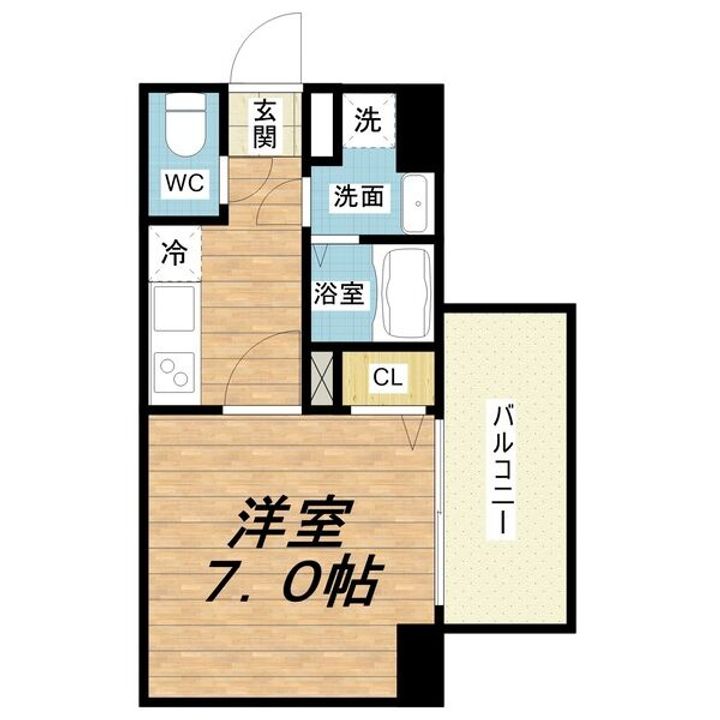 大阪府大阪市西区西本町2(マンション)の賃貸物件の間取り
