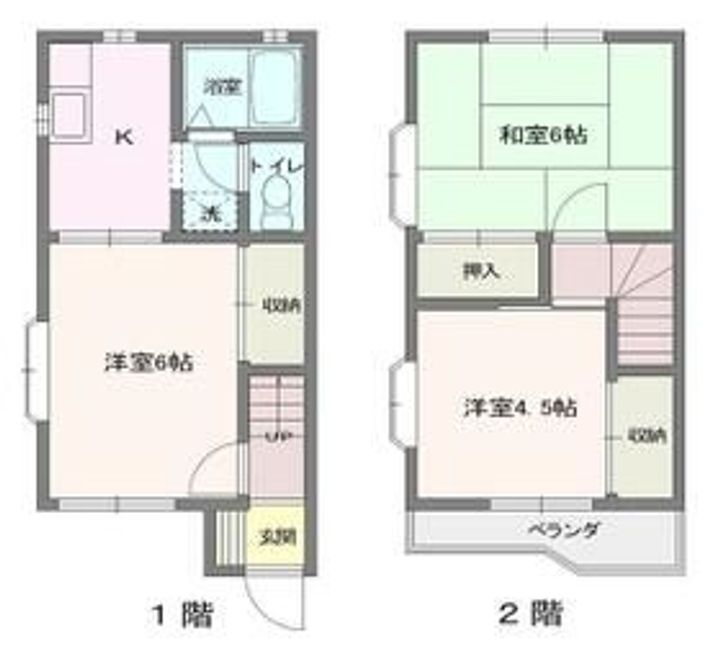 ベルウッドA棟の間取り