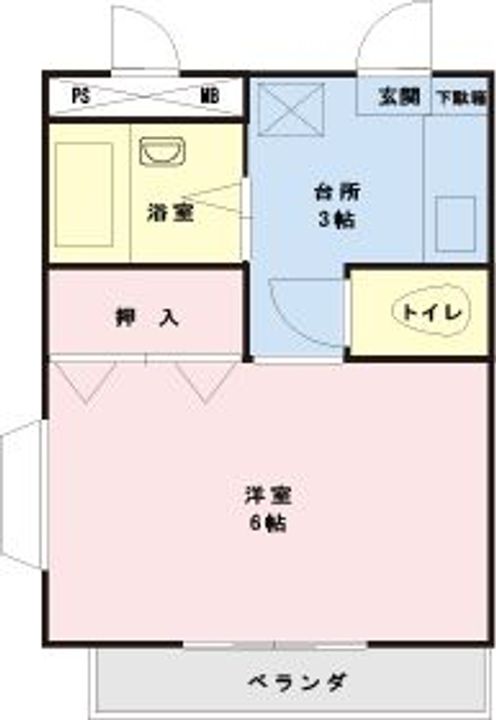 千葉県浦安市当代島1(マンション)の賃貸物件の間取り
