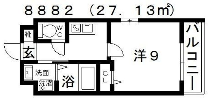 ステラウッド道明寺Iの間取り