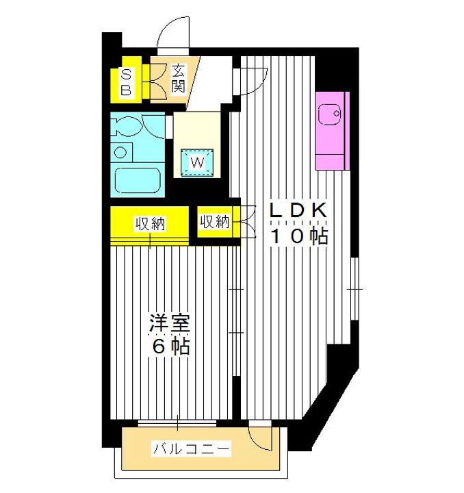 東京都練馬区豊玉中3(マンション)の賃貸物件の間取り