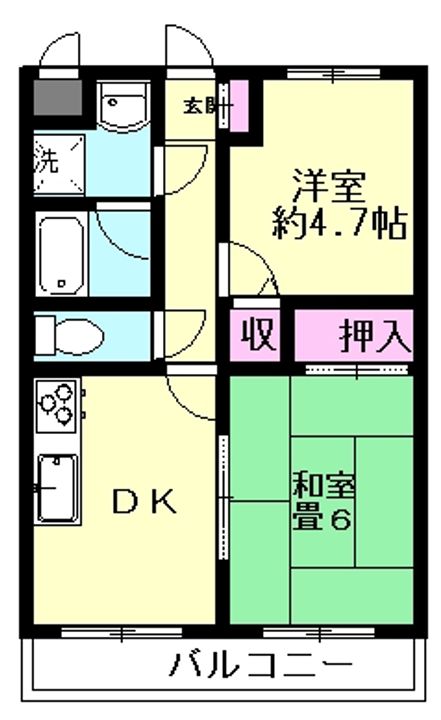 ホーユウパレス本庄の間取り