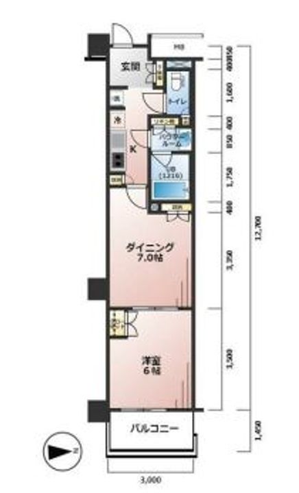 パレステージ文京江戸川橋の間取り