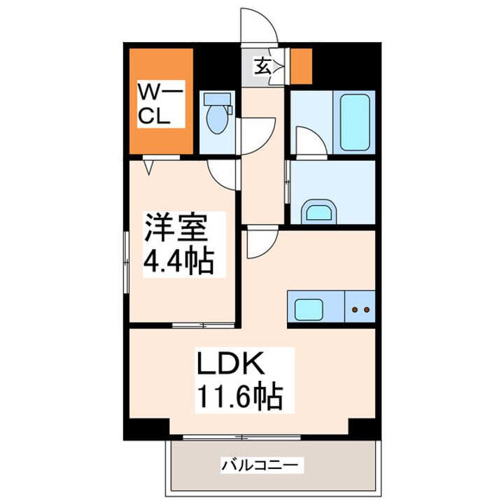 ドルチェ新町の間取り