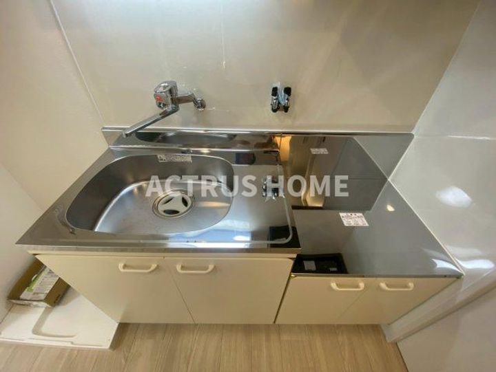 大阪府大阪市東住吉区田辺6(マンション)の賃貸物件のキッチン