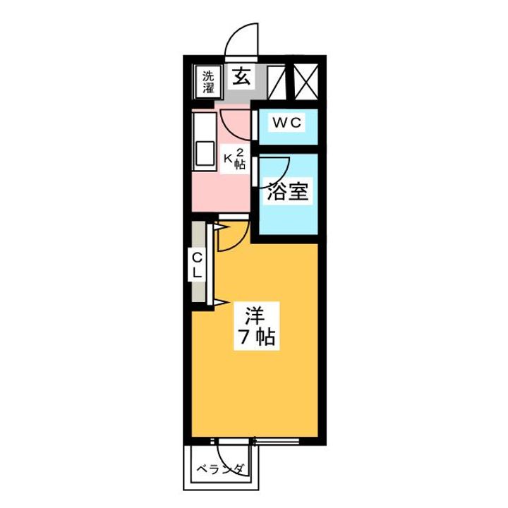 メゾン田倉の間取り