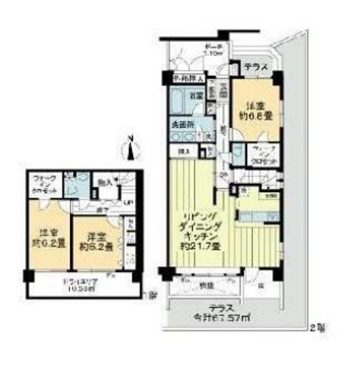 ライオンズステージ上野毛の間取り