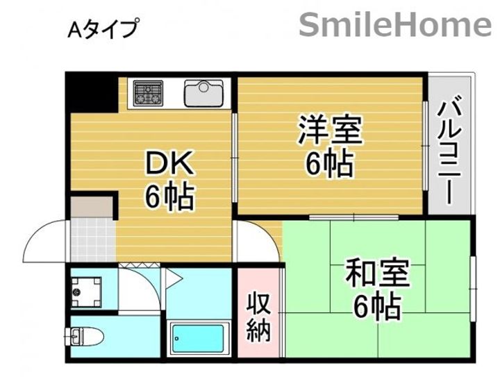 センチュリー浜口の間取り