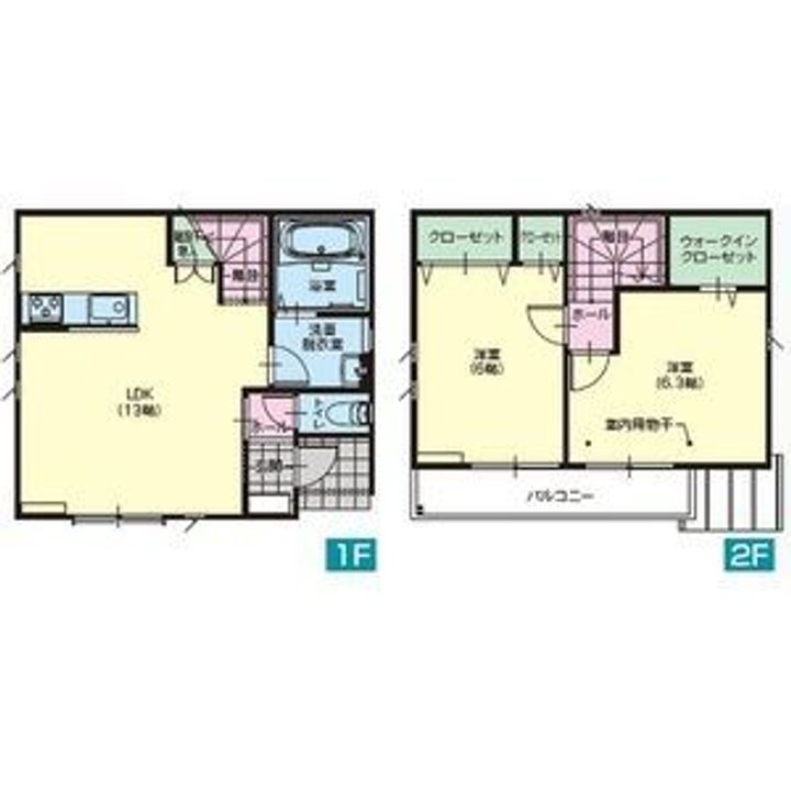 栃木県塩谷郡高根沢町大字宝積寺(一戸建)の賃貸物件の間取り