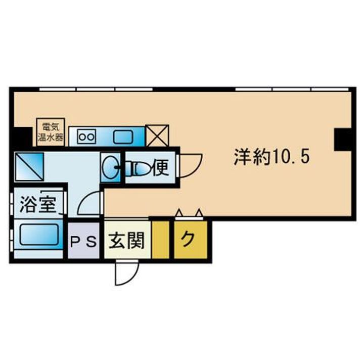 東京都江東区深川2(マンション)の賃貸物件の間取り