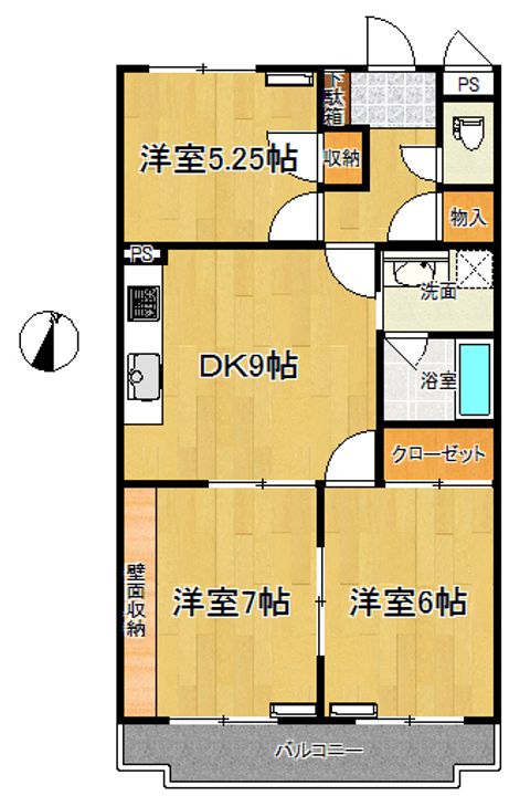 メイプルの間取り