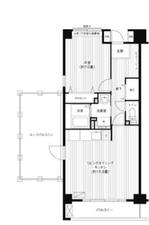 埼玉県さいたま市南区別所7(マンション)の賃貸物件の間取り