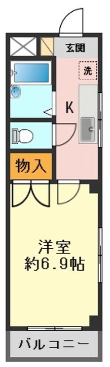 セナリオフラット新小岩の間取り