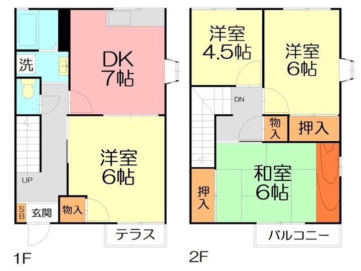 神奈川県小田原市中村原(一戸建)の賃貸物件の間取り