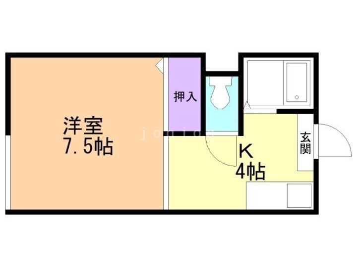 メゾンドール筒井の間取り