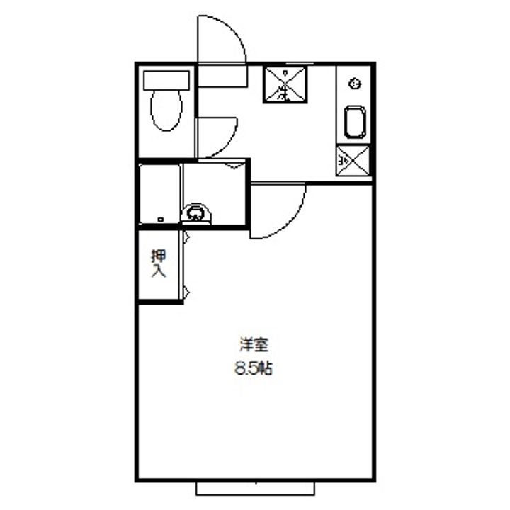 アーバンシティ幸町の間取り