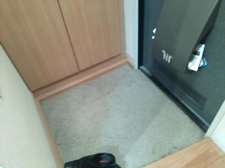 シャトレ元住吉の玄関