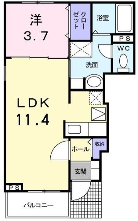 メゾン・エアリーの間取り
