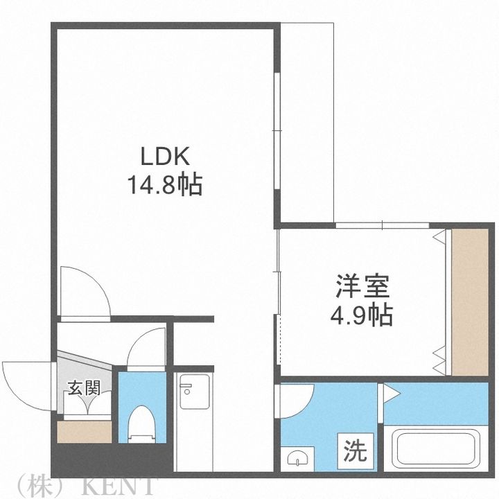 ZABO HILLS KITAMARUYAMAの間取り