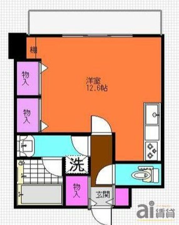 埼玉県新座市栗原4(マンション)の賃貸物件の間取り