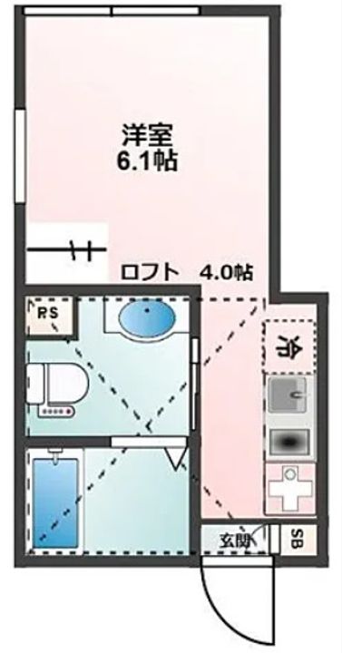 東京都中野区野方2(アパート)の賃貸物件の間取り