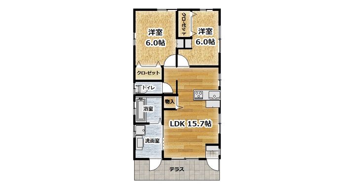 群馬県邑楽郡大泉町大字坂田(一戸建)の賃貸物件の間取り