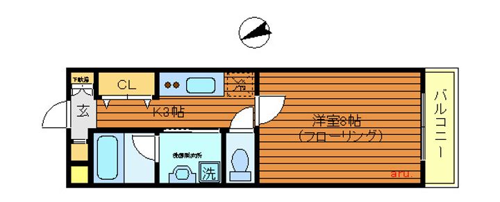 東京都武蔵野市吉祥寺東町4(マンション)の賃貸物件の間取り