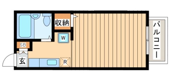 コーポオノハラ2の間取り