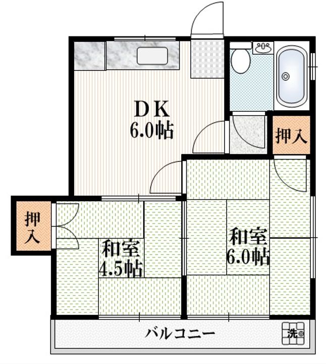 東京都練馬区南大泉6(アパート)の賃貸物件の間取り