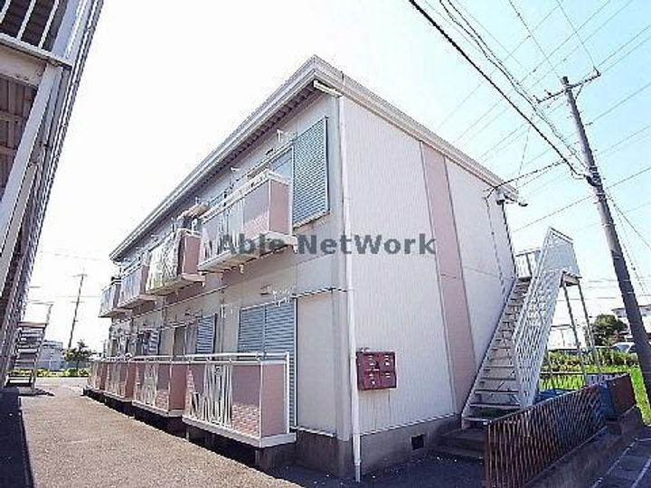 岐阜県大垣市楽田町7(アパート)の賃貸物件の外観