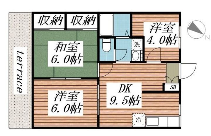 エステートピア金新の間取り