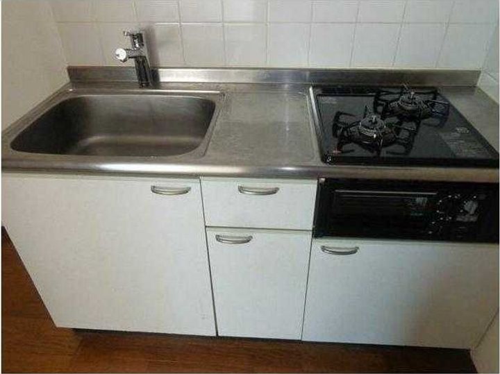 神奈川県横浜市港北区日吉4(アパート)の賃貸物件のキッチン