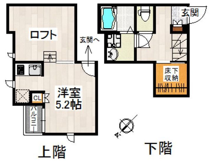 CB大宮ユニオンの間取り
