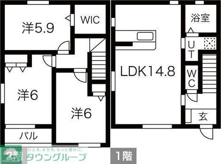 りずむはうす αの間取り