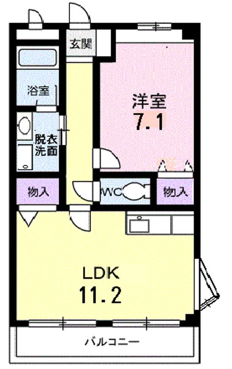 サンライズ・フジの間取り