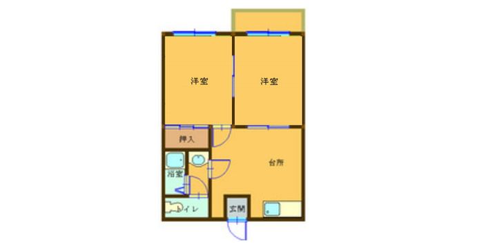 第28ASKコーポの間取り