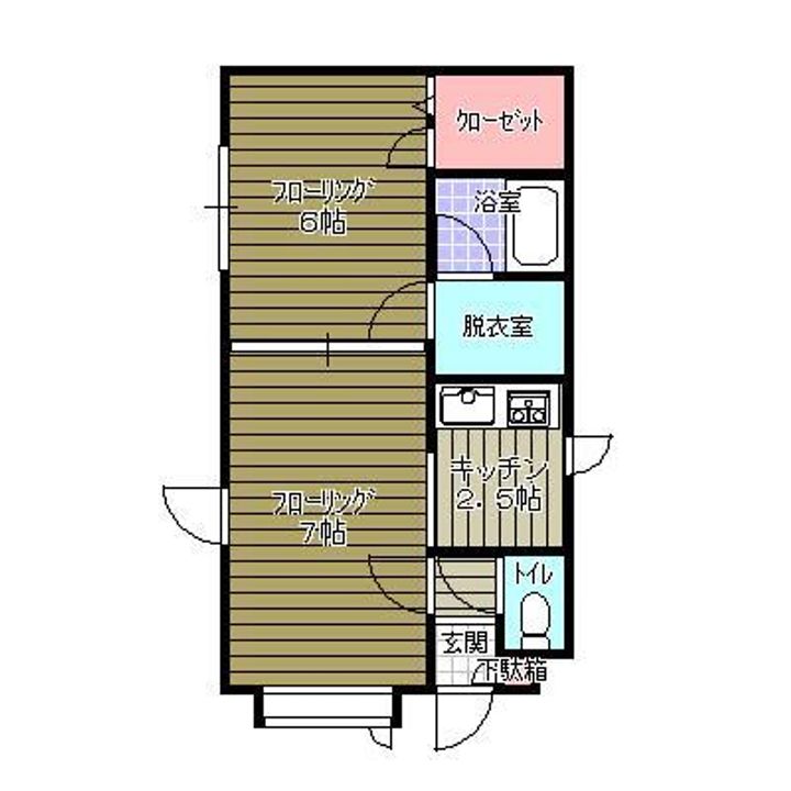 Dキャビンの間取り