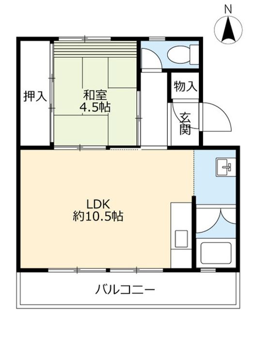 UR藤ヶ丘の間取り