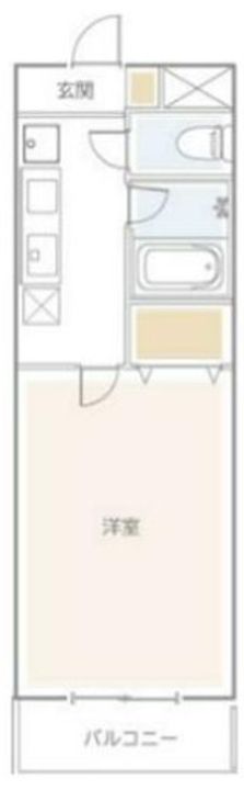 神奈川県横浜市鶴見区東寺尾5(アパート)の賃貸物件の間取り