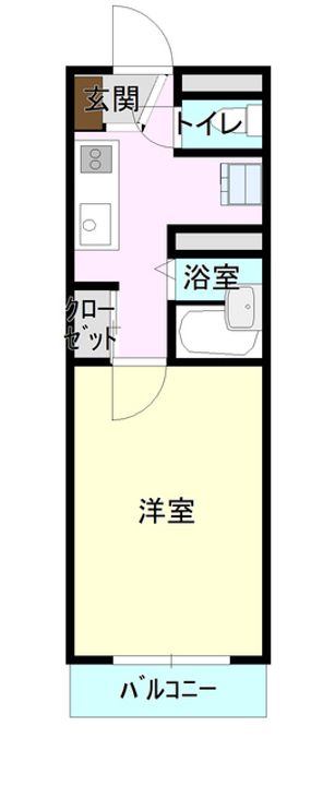ピュアシティ梅園の間取り