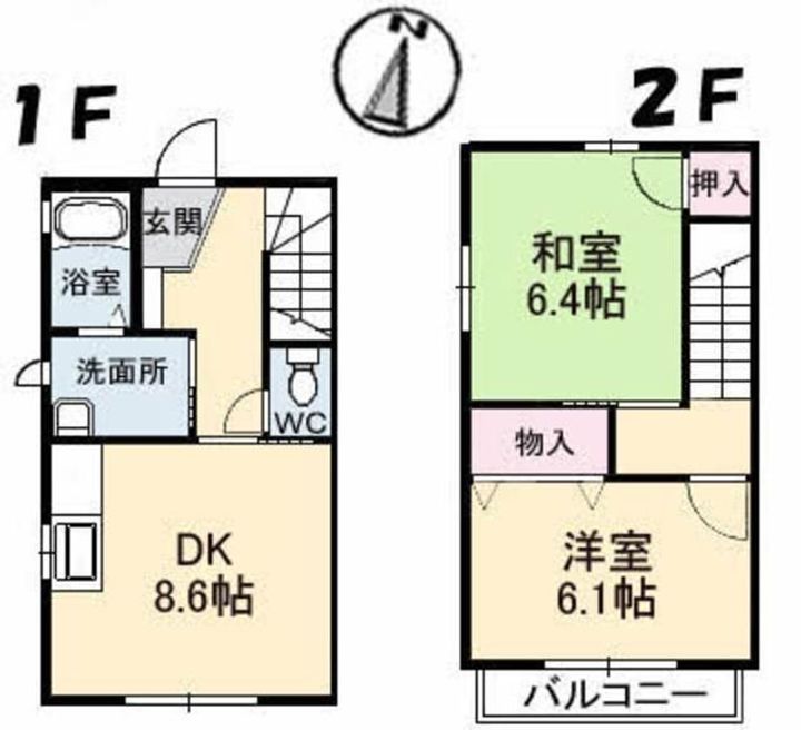 コーポクレストの間取り