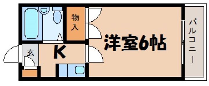 メゾン鹿籠の間取り
